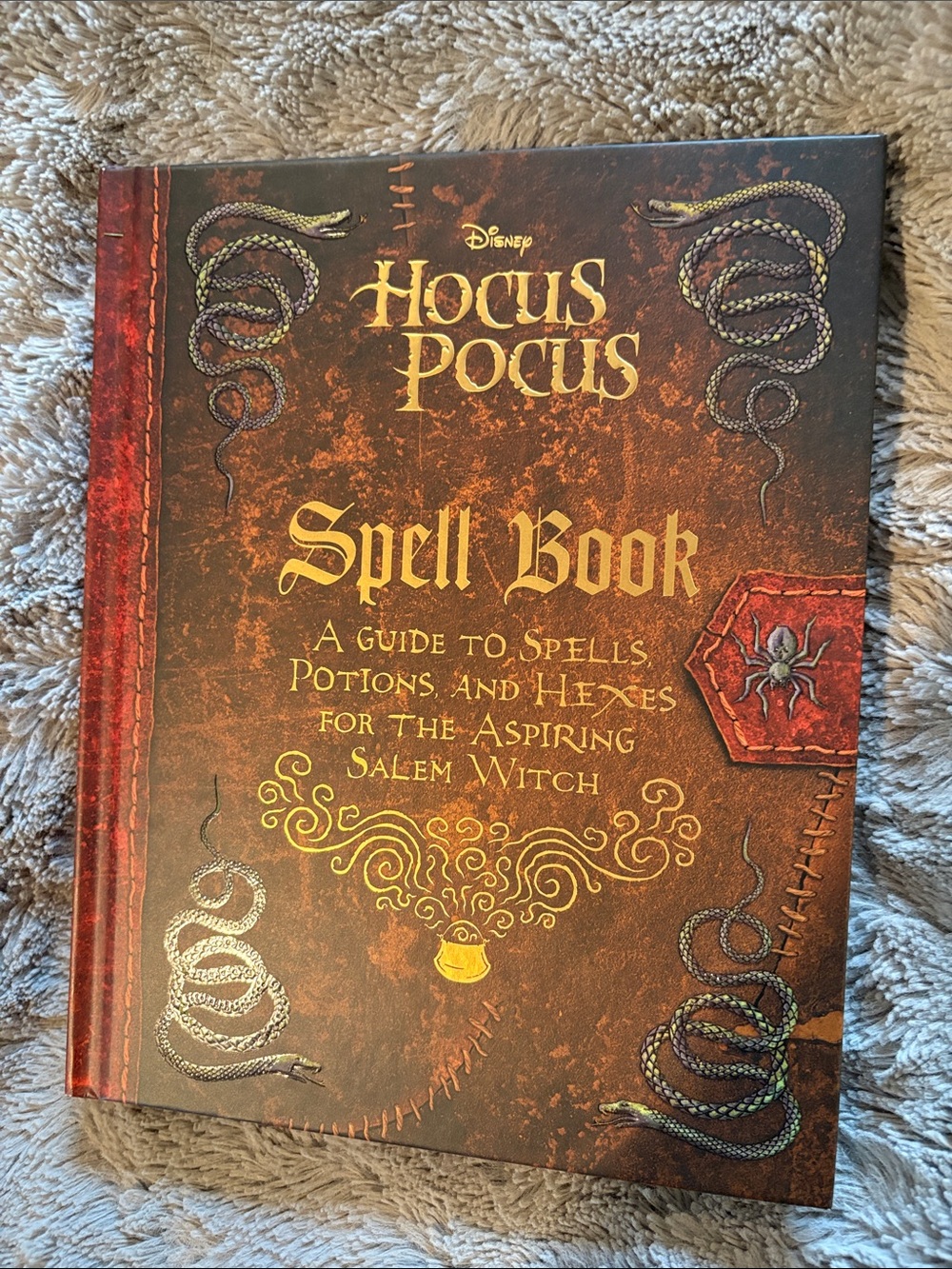 Disney Hocus Pocus Spell Book - Brown with Gold Accents